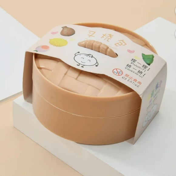 Dumpling Squish Toys - 2 pcs - Picture 1 of 7